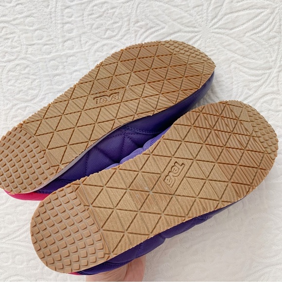 Teva Kids' Ember Moc Slip On Slipper Shoes, Ultraviolet - Picture 7 of 8